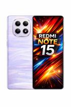 Smartphone Celular Xiaomi Redmi Note 15 256GB, 8GB RAM, Dual SIM, Tela 6,67 polegadas AMOLED 120Hz, Câmera 108 MP, Bateria 5000 mAh, Android 14