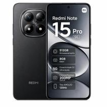 Smartphone Celular Xiaomi Redmi Note 15 Pro 512GB, 8GB RAM, 5G, Tela 6,78 polegadas AMOLED 120 Hz FHD, Câmera 200 MP, Bateria 5000 mAh, NFC, Dual SIM Smartphone Celular Xiaomi Redmi Note 15 Pro 512GB, 8GB RAM, 5G, Tela 6,78 polegadas AMOLED 120 Hz FHD, Câmera 200 MP, Bateria 5000 mAh, NFC, Dual SIM