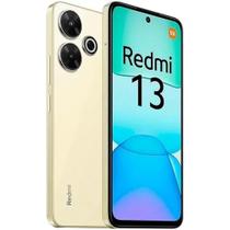 Smartphone CelularXiaomiRedmi 13 256GB 8GB RAM Dual SIM Tela 6.79" - Dourado - REDMI13
