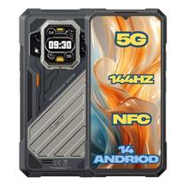 Smartphone Cubot KingKong X Pro 256GB, 12GB RAM, Tela 6,6 polegadas 120 Hz, Câm. 100 MP, Super Resistente, Bateria 10 300 mAh, Dual SIM, Preto