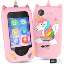 Smartphone de brinquedo GOCINA Kids para meninas de 3 a 10 anos com cartão SD de 32 GB