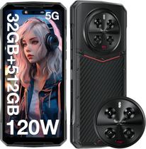 Smartphone Doogee Dk10 5g 32gb Ram 512gb Ip68 4k camera Visão Noturna Resistente