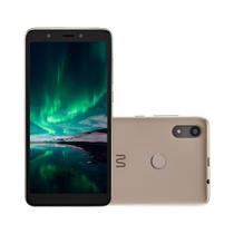 Smartphone F Pro 4G 16GB 5.5 pol. Dual Chip 1GB RAM Sensor de Digitais 5MP + 5MP Android 9 (Go edition) Quad Core Dourado Multi - P9119