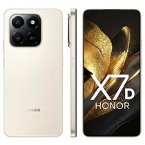 Smartphone HONOR X7 D 256GB 16GB RAM 120HZ NFC 108MP CAMERA super bateria 6500MAH MAGIC OS PROCESSADOR SNAPDRAGON RESISTENCIA IP65