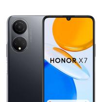 Smartphone Huaw ei Honor X7 Preto 128gb 4gb Octa core Dual SIM 4G QuadCam + Frontal 8Mp Tela 6,74 HD+ IPS Impressão Digital Bateria 5000mAh - Hua wei