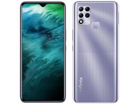 Smartphone Infinix Hot 11 128GB Prata 4G 4GB RAM 6,82” Câm. Tripla + Selfie 8M