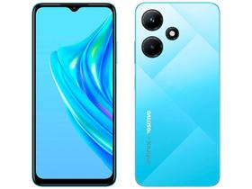 Smartphone Infinix Hot 30i 128GB Azul 4G MediaTek 8GB RAM 6,6" Câm. 50MP + Selfie 5MP Dual Chip