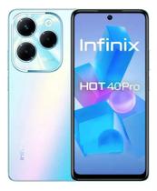 Smartphone Infinix Hot 40 Pro Dual Sim 256 Gb blue 16 Gb Ram free fire