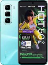 Smartphone Infinix HOT 50 Pro 256GB, 16GB RAM, Tela 6,78” 120Hz, Câm. 108MP, NFC, Bateria 5000mAh, Dual SIM Azul