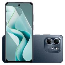 Smartphone Infinix Hot 50i 4GB RAM 256GB 4G Câmera Dupla 48MP Selfie 8MP 5000mAh 6,7” 120Hz Preto