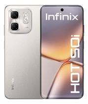 Smartphone Infinix Hot 50i 8GB RAM 256GB câmera 48MP Celular Gamer Titanium Gray