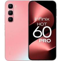 Smartphone Infinix Hot 60 Pro Dual Sim lte tela de 6.78 256GB 16GB NFC Rose