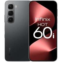 Smartphone INFINIX Hot 60i NFC Lançamento 2025 50MP AI 16GB ramboost 256GB tela 6.7 120Hz Ultra Slim - SLEEK BLAK