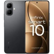 Smartphone INFINIX Smart 10 120Hz Lançamento 2025, 128GB 4GB RAM 8GB Ramboost Smartphone INFINIX Smart 10 120Hz Lançamento 2025, 128GB 4GB RAM 8GB Ramboost