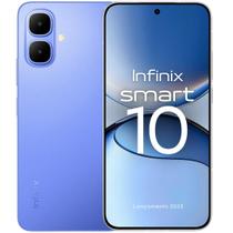 Smartphone INFINIX Smart 10 120Hz Lançamento 2025 NFC 128GB 256GB 8GB Ramboost Câmera 2K 5000mAh resistência IP64