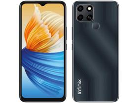 Smartphone Infinix Smart 6 64GB Preto 4G 2GB RAM 6,52” Câm. Dupla + Selfie 5MP Dual Chip Smartphone Infinix Smart 6 64GB Preto 4G 2GB RAM 6,52” Câm. Dupla + Selfie 5MP Dual Chip