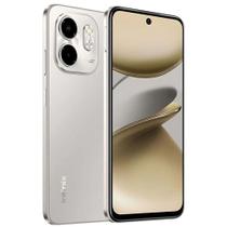 Smartphone Infinix Smart 9 128GB GB RAM Neo Titanium Tela 6.7 Android Câmera 13MP e Leitor Digital