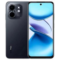 Smartphone Infinix Smart 9, Câmera 13MP, 128GB/4GB RAM, Versão Global PRETO