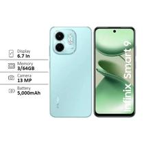 Smartphone Infinix Smart 9, Câmera 13MP, 128GB/4GB RAM, Versão Global VERDE Smartphone Infinix Smart 9, Câmera 13MP, 128GB/4GB RAM, Versão Global VERDE