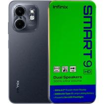 Smartphone INFINIX Smart 9HD 64GB ROM 6GB RAM Tela 90Hz/6.7" Dual Speakers Ultra Volume 300%
