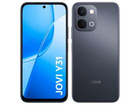 Smartphone Jovi Y31 256GB 16GB RAM Preto 6,75" Câm. Dupla + Selfie 32MP