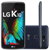 Smartphone LG K10 Desbloqueado Tela 5,3" 16GB 4G Câmera 13MP TV Digital Dual Chip Android 6.0Azul