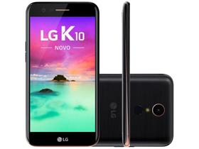 Smartphone LG K10 Novo 32GB Preto 4G Octa Core - 2GB RAM Tela 5.3” Câm. 13MP + Câm. Selfie 5MP