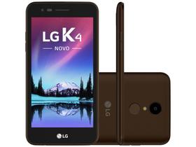 Smartphone LG K4 Novo 8GB Marrom Dual Chip 4G - Câmera 8MP + Selfie 5MP Tela 5” Proc. Quad Core