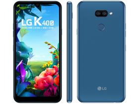 Smartphone LG K40S 32GB Azul 4G Octa-Core 3GB RAM - 6,1” Câm. Dupla + Selfie 13MP Dual Chip