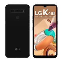 Smartphone LG K41S LMK410BMW,Preto,Tela 6.55",Câm.Traseira Quádrupla 13M+5M+2M+2MP,Frontal 8MP, 32GB