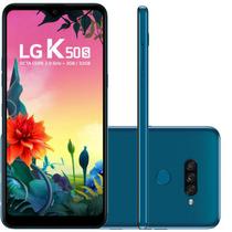 Smartphone LG K50S Azul 32GB 3GB de RAM Tela de 6,5" Octa Core Câmera Tripla de 13MP 5MP e 2MP