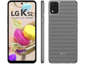Smartphone LG K52 64GB Cinza 4G Octa-Core 3GB RAM - Tela 6,6” Câm. Quádrupla + Selfie 8MP Dual Chip