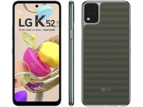 Smartphone LG K52 64GB Verde 4G Octa-Core 3GB RAM - Tela 6,6” Câm. Quádrupla + Selfie 8MP Dual Chip