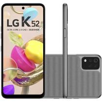 Smartphone LG K52 Android 10.0 Tela 6.59" Octa-Core 64GB Câmera Quádrupla 13MP+5MP+2MP+2MP - Cinza