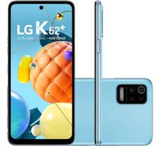 Smartphone LG K62+ 128GB Azul 4G Octa-Core 4GB RAM Tela 6,59” Câm. Quádrupla + Selfie 28MP Dual Chip