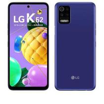 Smartphone LG K62 64GB Azul 4G Processador Octa-Core 4GB RAM Tela 6,59" Camera Quádrupla + Selfie 13MP Android Dual Chip - LG