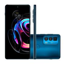 Smartphone Motorola EDGE 20Pro XT2153, 256GB, Dual Chip, Processador Octa Core 3.2 GHz, Câmera Traseira 108MP16MP2MP, Câmera Frontal 32MP Azul
