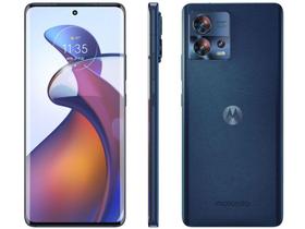 Smartphone Motorola Edge 30 Fusion 256GB Azul 5G 8GB RAM 6,6” Câm. Tripla + Selfie 32MP
