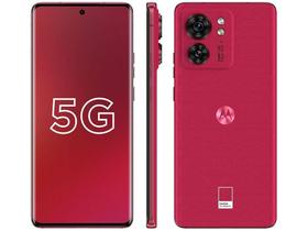 Smartphone Motorola Edge 40 256GB Magenta 5G Octa-Core 8GB RAM 6,55" Câm. Dupla + Selfie 32MP