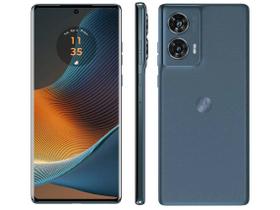 Smartphone Motorola Edge 50 Fusion 256GB Blue Teal 5G 8GB RAM 6,7" Câmera Sony Dupla Selfie 32MP Dual Chip