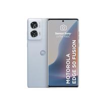 Smartphone Motorola Edge 50 Fusion 5G - 256GB 16GB Ram Boost 50MP Sony AI Camera IP68 NFC - Light Blue