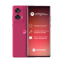 Smartphone Motorola Edge 50 Fusion 5G 256GB 16GB RAM Boost Câmera Dupla 50MP + 13MP Selfie 32MP Tela 6.7" Pink - Vegan Suede