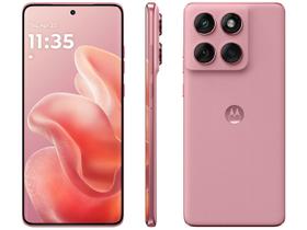 Smartphone Motorola Edge 60 Fusion 256GB Rosa 5G 8GB RAM 6,7" Câm. Dupla + Selfie 32MP