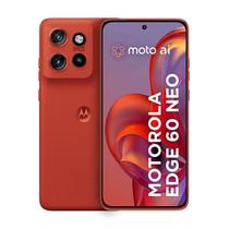 Smartphone Motorola Edge 60 Neo 5G - Vermelho, 256GB, 24GB (12GB RAM + 12GB RAM Boost), Câmera 50MP e Tela de 6,4" 1.5K