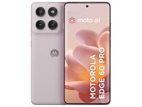 Smartphone Motorola Edge 60 Pro 512GB Rosa 5G 24GB RAM 6,7" Câm. Tripla + Selfie 50MP