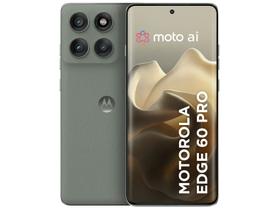 Smartphone Motorola Edge 60 PRO 5G 512GB 24GB 12GB RAM12GB Ram Boost Tela QuadCurve moto AI 50MP Sony Camera ultrarresistencia militar IP68 IP69