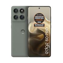 Smartphone Motorola Edge 60 PRO 5G 512GB 24GB 12GB RAM12GB Ram Boost Tela QuadCurve moto AI 50MP Sony Camera ultrarresistencia militar IP68 IP69