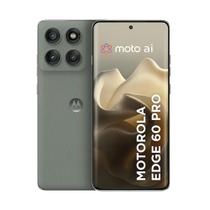 Smartphone Motorola Edge 60 PRO 5G 512GB 24GB 12GB RAM12GB Ram Boost Tela QuadCurve moto AI 50MP Sony Camera ultrarresistencia militar IP68 IP69
