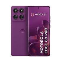Smartphone Motorola Edge 60 Pro 5G - Violeta, 256GB, RAM 24GB (12GB RAM+12GB Ram Boost), Câmera 50MP, Selfie 50MP e Tela de 6,7"