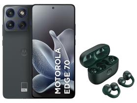 Smartphone Motorola Edge 70 256GB 5G 8GB RAM - Câm. Tripla + Moto Buds Loop com Microfone Smartphone Motorola Edge 70 256GB 5G 8GB RAM - Câm. Tripla + Moto Buds Loop com Microfone